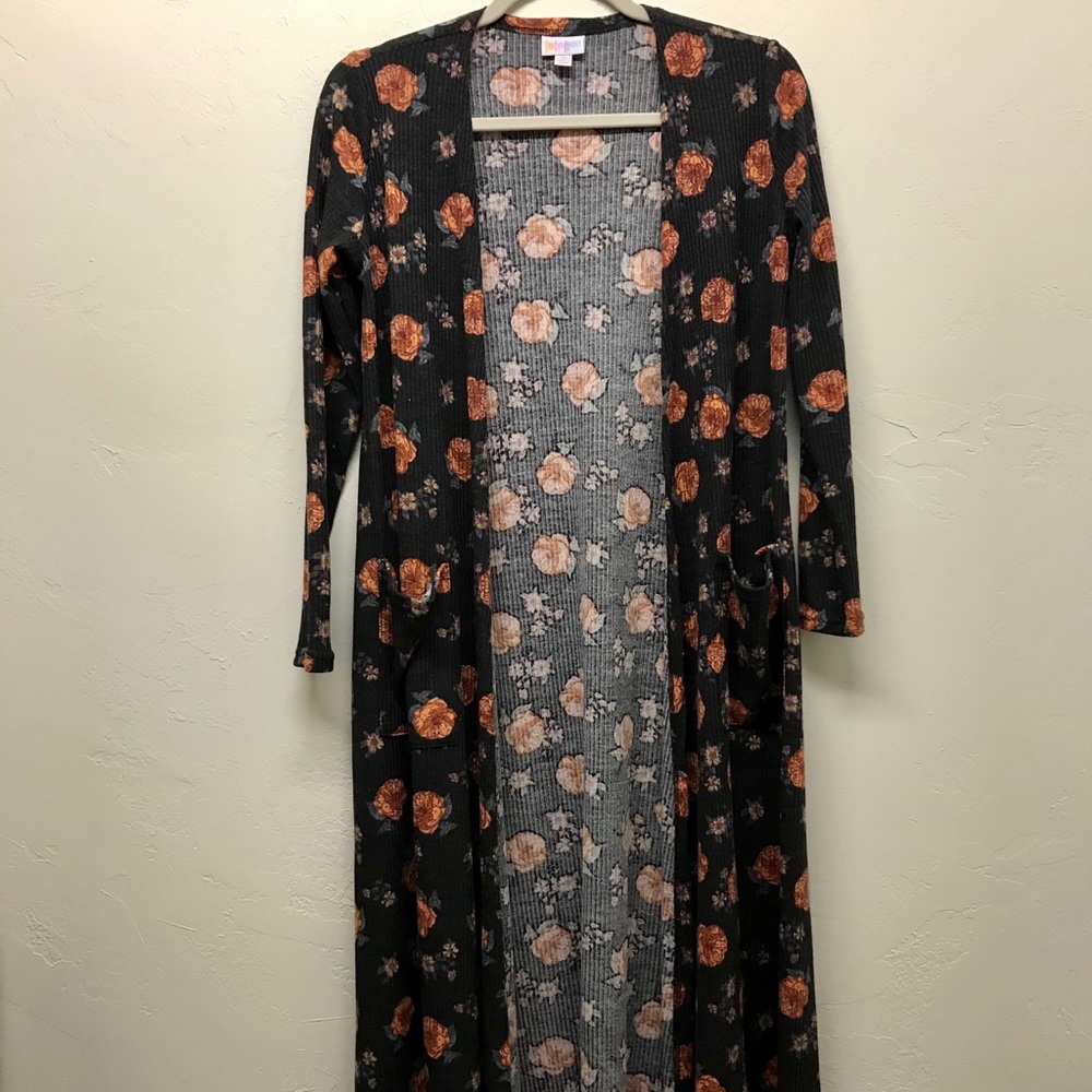 LulaRoe Flowered Cardigan